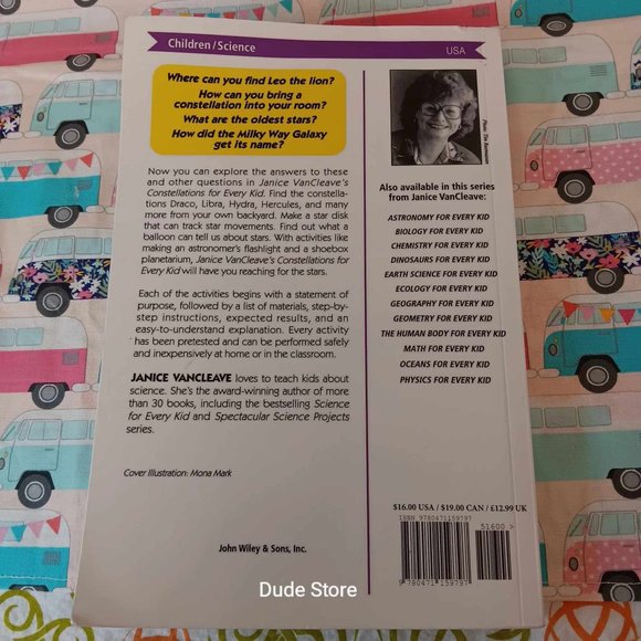 Janice VanCleave's Constellations for Every Kid Easy Activities 1997 Soft Cover - Picture 5 of 5